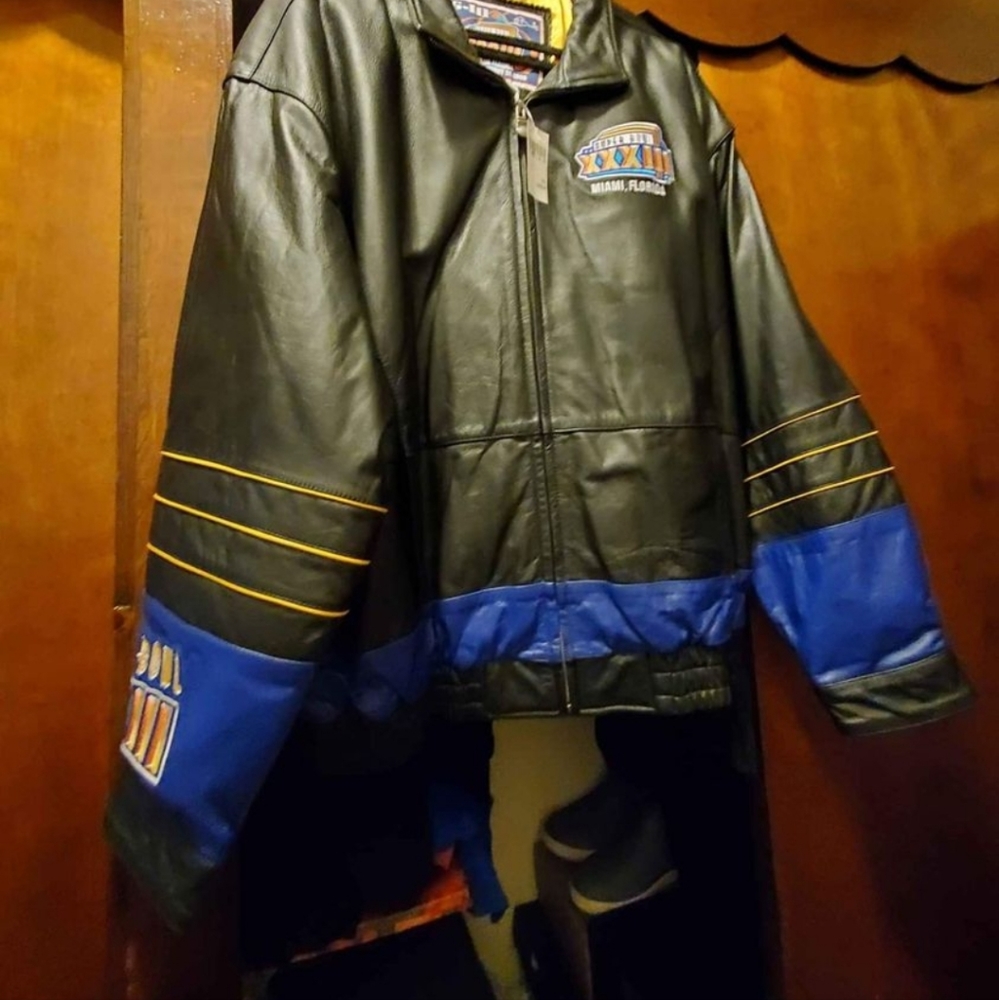 Super Bowl XXXIII Leather Jacket